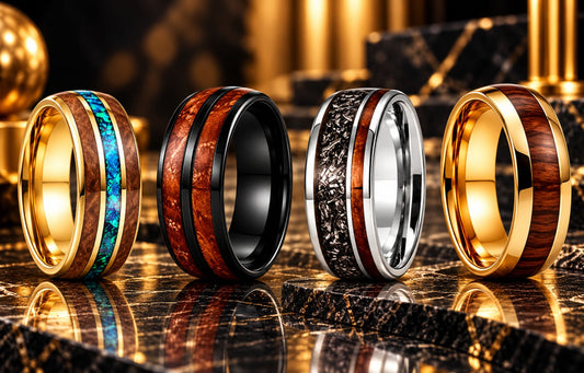 5 Best Whiskey Barrel Wood Tungsten Rings for Men