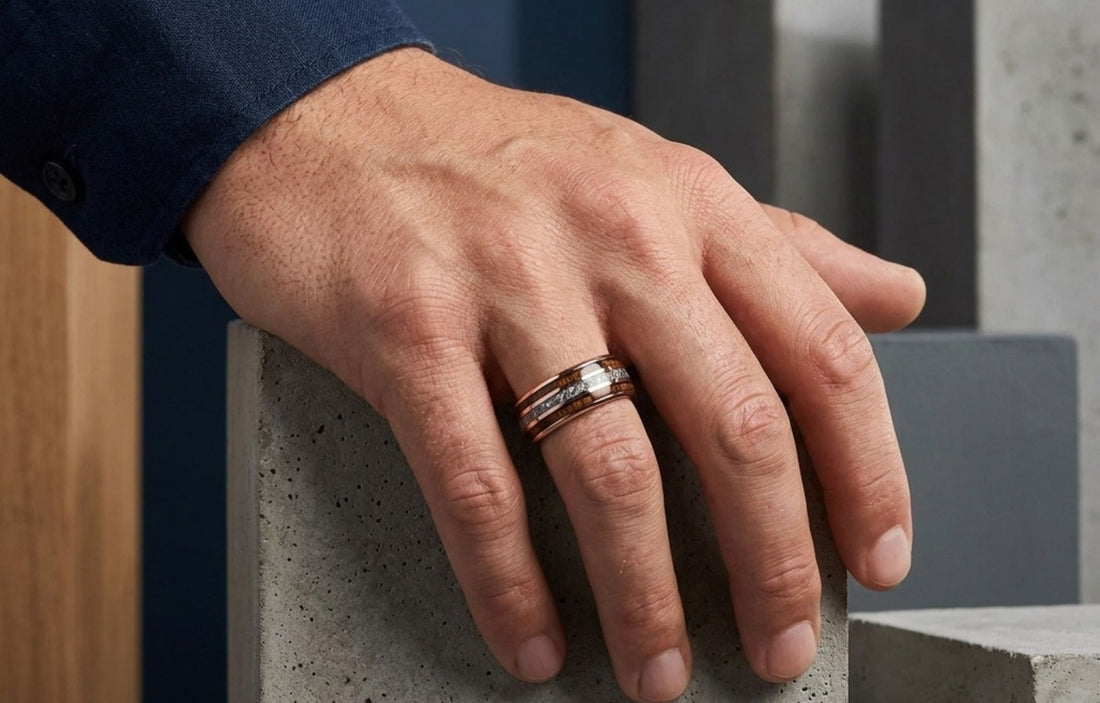 How to Choose the Perfect Wood Tungsten Ring for Men