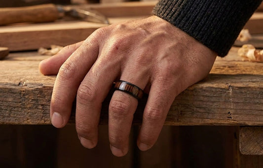 The Best Wood Inlay Tungsten Rings for Men Who Want Rustic and Durable