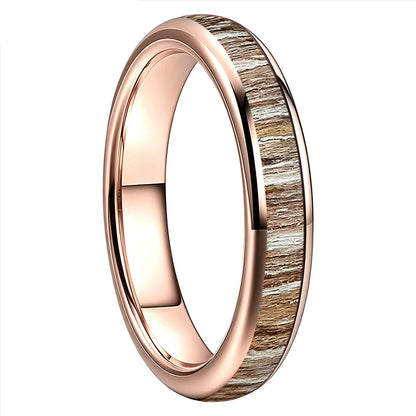 4mm Women’s Zebrawood Tungsten Ring