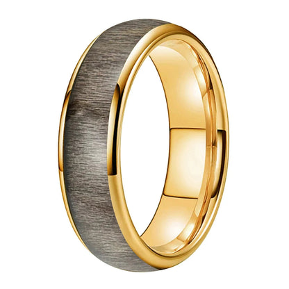 Bird's Eye Maple Wood tungsten Ring