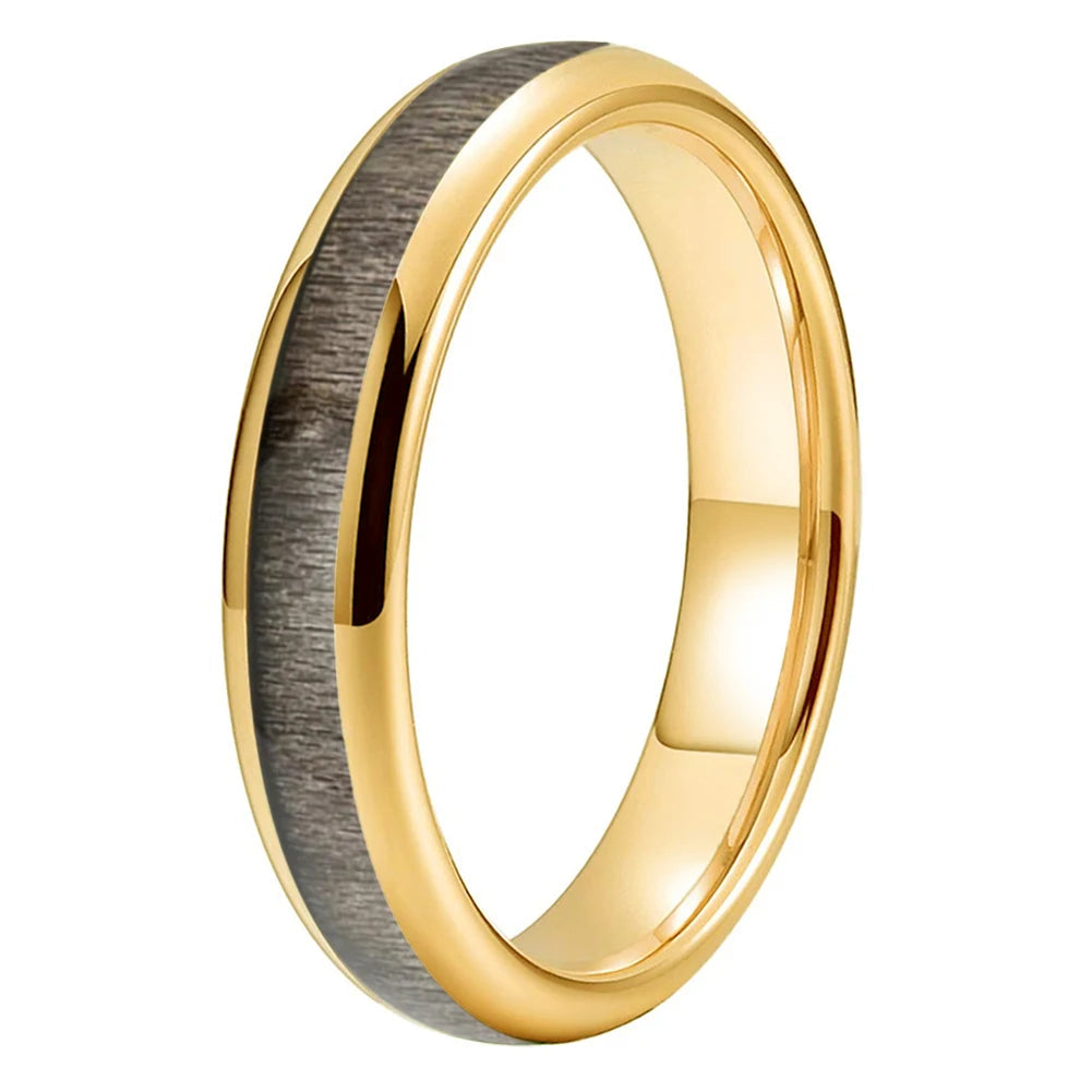 Bird's Eye Maple Wood tungsten Ring