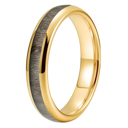 Bird's Eye Maple Wood tungsten Ring