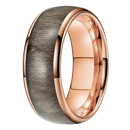 Bird's Eye Maple Wood tungsten Ring