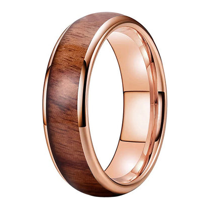 Hawaiian Koa Wood Tungsten Ring
