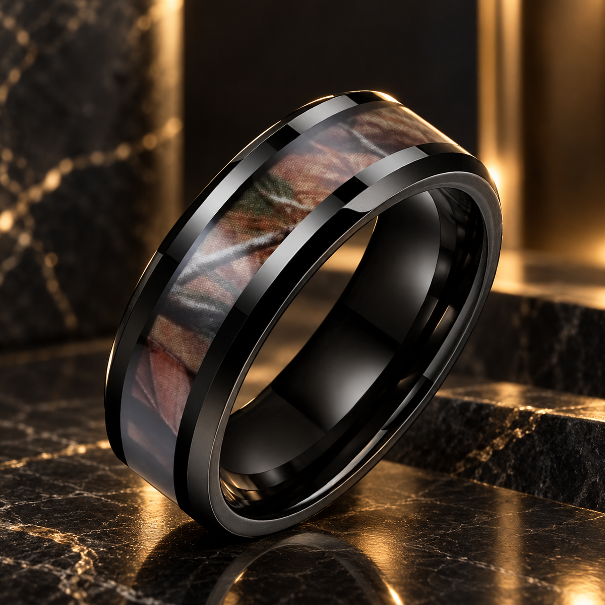 Realtree Camo Tungsten Ring